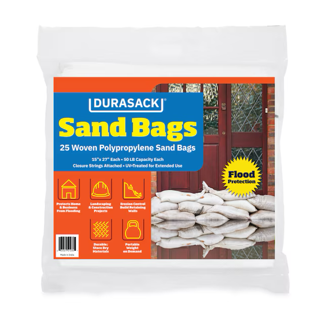 DuraSack 25-Pack 50-lb Capacity Woven Polypropylene Sand-Bag