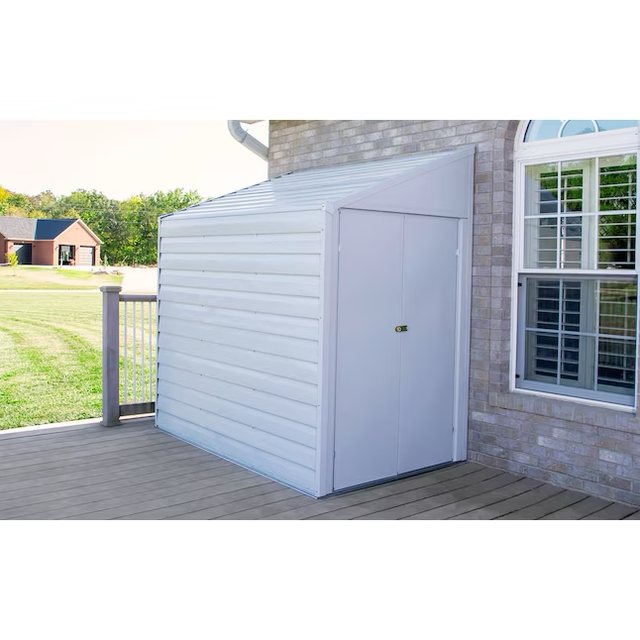 Arrow 4-ft x 7-ft Yardsaver Galvanized Steel Storage Shed