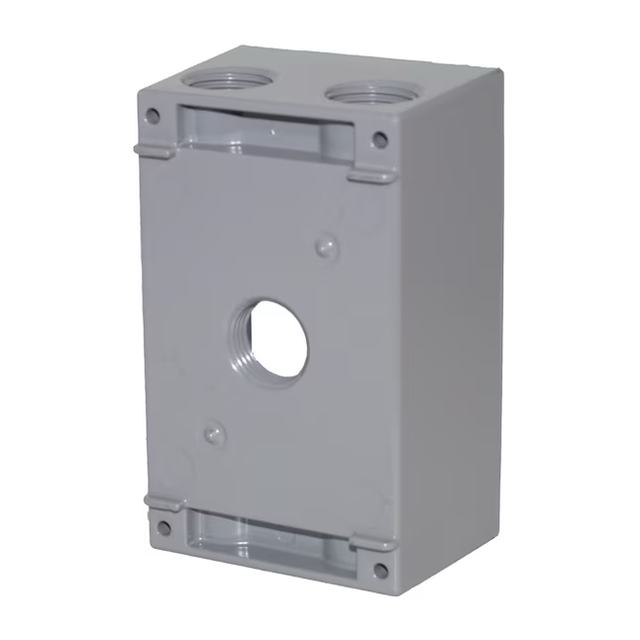 Sigma Engineered Solutions 1-Gang Metal Weatherproof New Work Rectangular Electrical Box