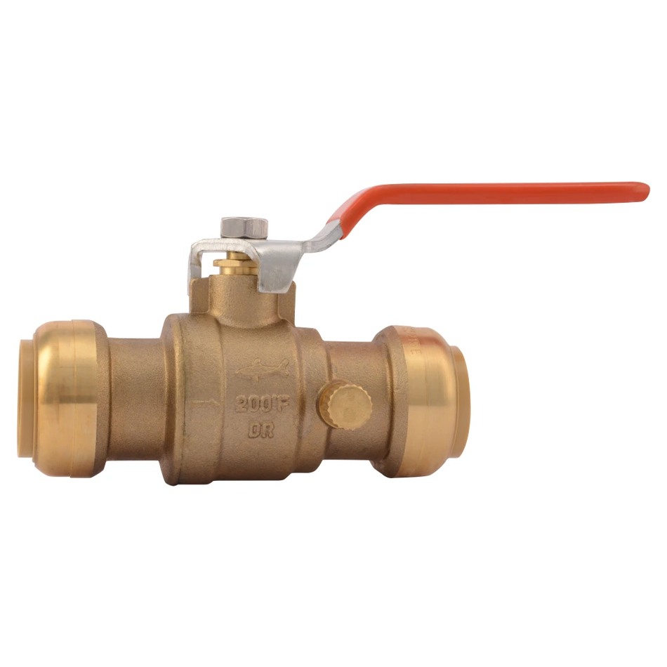 SharkBite 1-in Push-to-connect x 1-in Push-to-connect Ball Valve