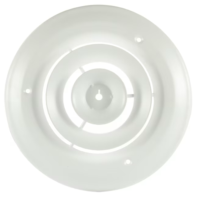 RELIABILT 10-in x 10-in Step-down Steel Sidewall/Ceiling Diffuser in White