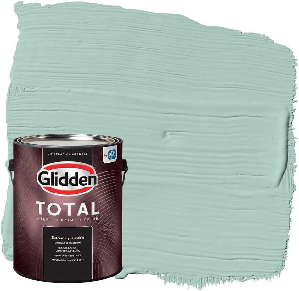 Glidden Total Exterior Paint & Primer Semi-Gloss, Copenhagen