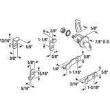 Cerradura para buzón de correo RELIABILT Mill Hardware