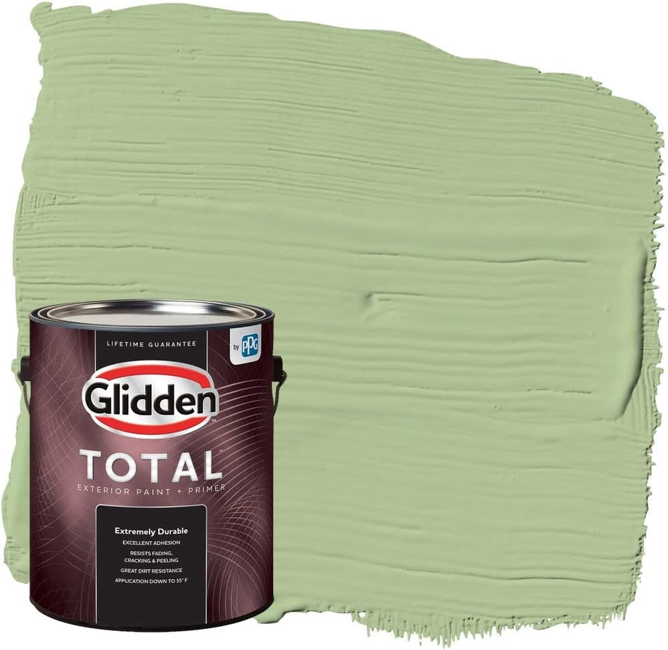 Glidden Total Exterior Paint & Primer Semi-Gloss, Harmonious