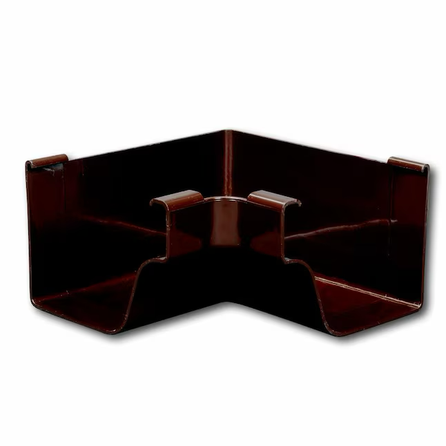 Amerimax 4.5-in x 6.25-in Brown K Style Gutter Inside Corner