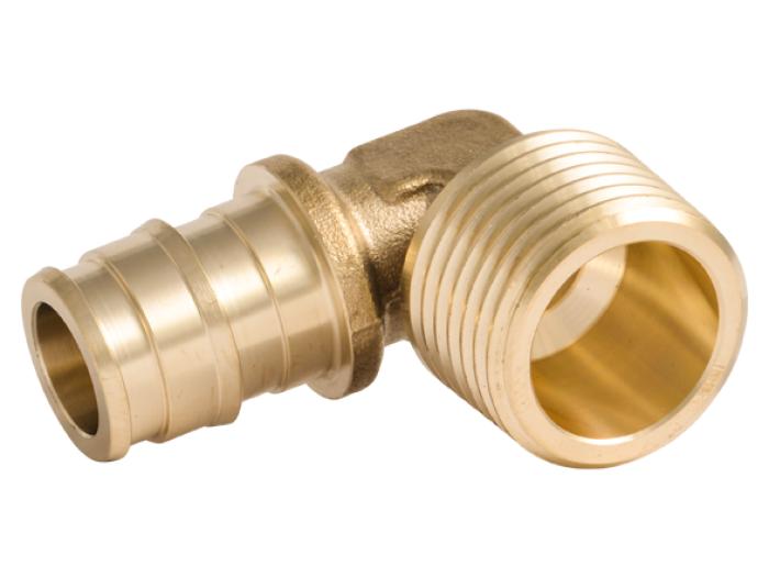 SharkBite 1/2 in. x 1/2 in. MNPT Brass Expansion Male Elbow