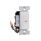 Eaton Interruptor de luz con sensor de movimiento de ocupación, unipolar/3 vías, 15 amperios, color blanco