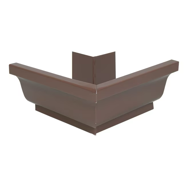 Amerimax 5-in x 7.5-in Brown K Style Gutter Outside Corner