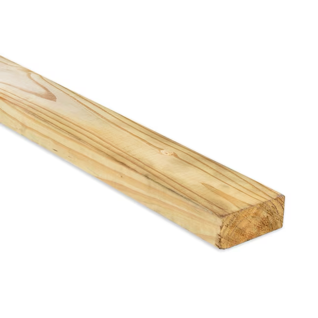 Druckimprägniertes Schnittholz aus Southern Yellow Pine, Nr. 2, für extreme Wetterbedingungen, 2 x 4 x 16 Fuß 