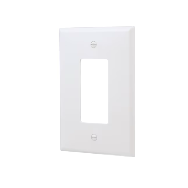 Eaton Placa de pared decorativa para interiores de plástico blanco, tamaño gigante, 1 unidad