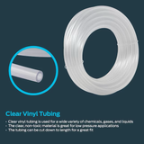 EZ-FLO 5/8-in ID x 10-ft PVC Clear Vinyl Tubing