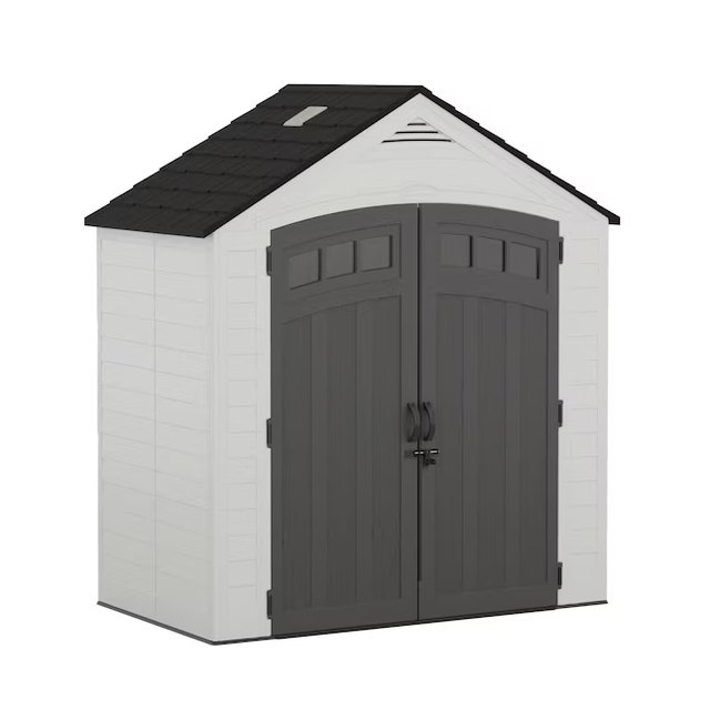 Suncast 7-ft x 4-ft Vista Resin Storage Shed (Floor Included)