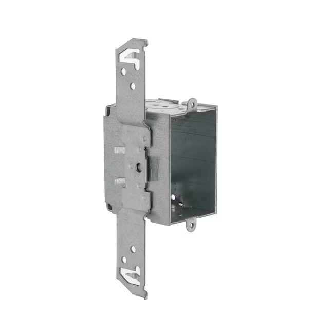 Hubbell RACO 1-Gang Galvanized Steel New Work Switch/Outlet Electrical Box