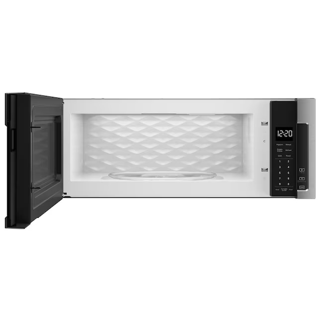 Whirlpool Low Profile 1.1-cu ft 1000-Watt Over-the-Range Microwave (Stainless Steel)