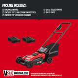 CRAFTSMAN V20 20-volt Max 20-in Cordless Push Lawn Mower 5 Ah (Battery and Charger Included)