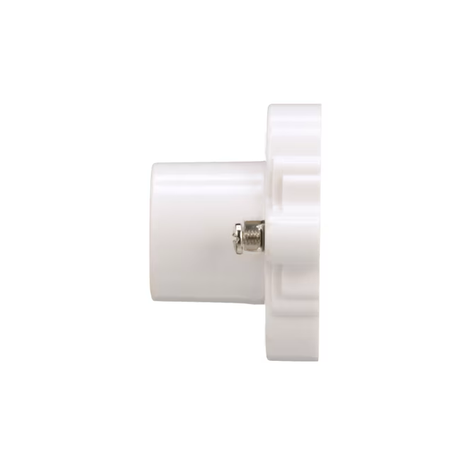 Eaton 660-Watt Plastic Keyless Cleat Socket, White