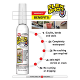 Flex Shot Half-pint Clear Advanced Sealant Caulk