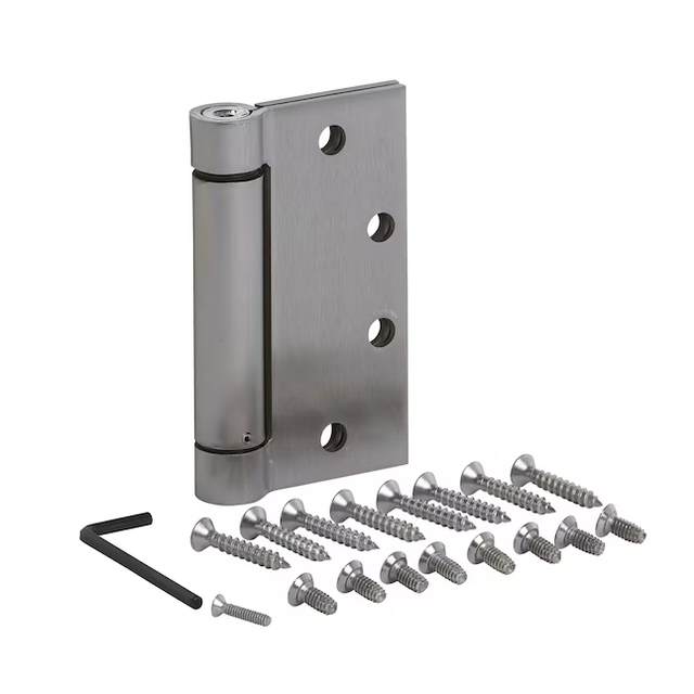 Bisagra para puerta exterior de cilindro cromado de 4-1/2 in de alto de National Hardware