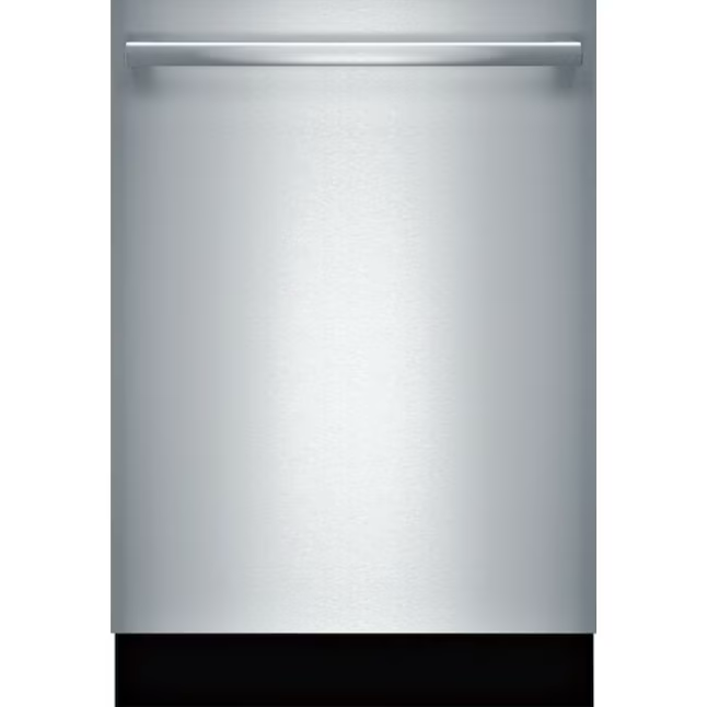 Bosch 100 Series Plus Top Control 24-in Smart Built-In Dishwasher (Stainless Steel), 48-dBA