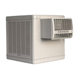 Essick Air 4200-CFM Enfriador evaporativo de ventana para exteriores de 2 velocidades para 1400 pies cuadrados (motor incluido)