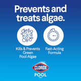 Clorox Pool&amp;Spa 32 oz Eliminador de algas verdes2 Prevención de algas en piscinas