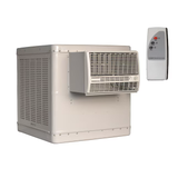 Essick Air 4200-CFM Enfriador evaporativo de ventana para exteriores de 2 velocidades para 1400 pies cuadrados (motor incluido)