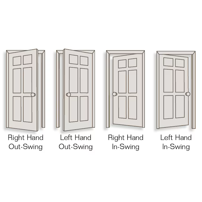 RELIABILT Sunburst 36-in x 80-in Steel 1/4 Lite Right-Hand Inswing Primed Prehung Single Front Door Insulating Core