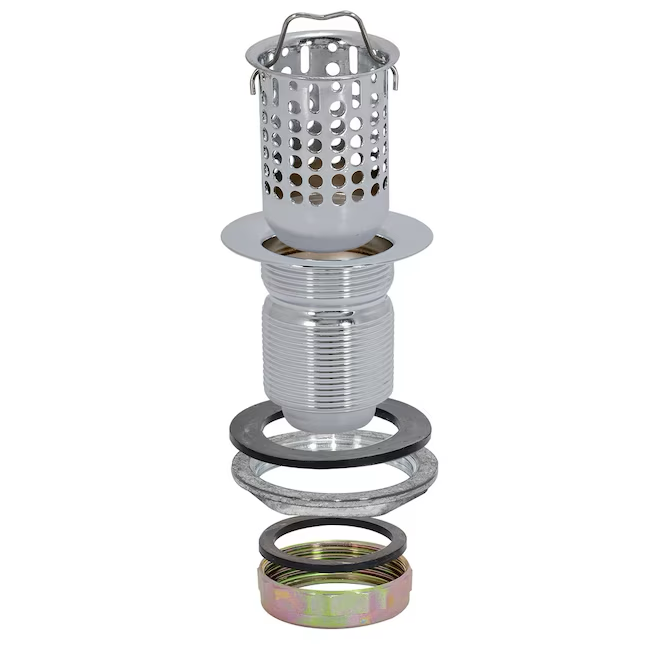 EZ-FLO 2.25-in Chrome Plated Brass Rust Resistant Strainer