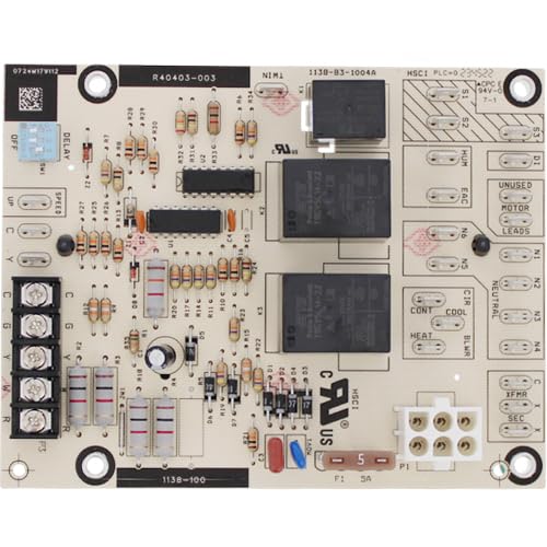 Placa de circuito de control del ventilador del horno Honeywell 1138-103 