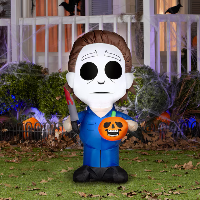 Inflable universal Michael Myers con LED de 3,5 pies