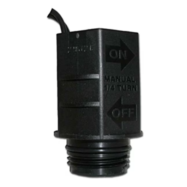 Rain Bird Black Replacement Solenoid for APAS, ASVF, ECV, CP, CPF Valves - Energy Efficient, Long Lasting - 1 Pack