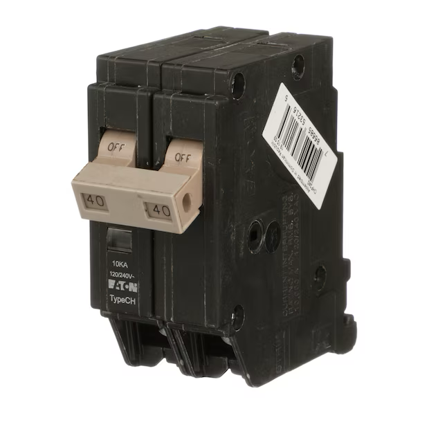 Eaton Type CH 40-Amp 2-Pole Standard Trip Circuit Breaker