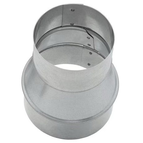 IMPERIAL 5-in 30 Gauge Galvanized Steel Round Duct Reducer