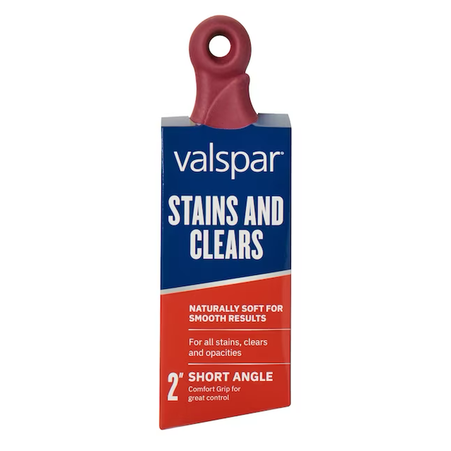 Valspar 2-in Reusable Natural Bristle- Polyester Blend Angle Paint Brush (Sash Brush)