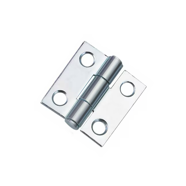 Bisagra para puerta interior/exterior de embutir plateada RELIABILT de 1 pulgada de alto (paquete de 2)