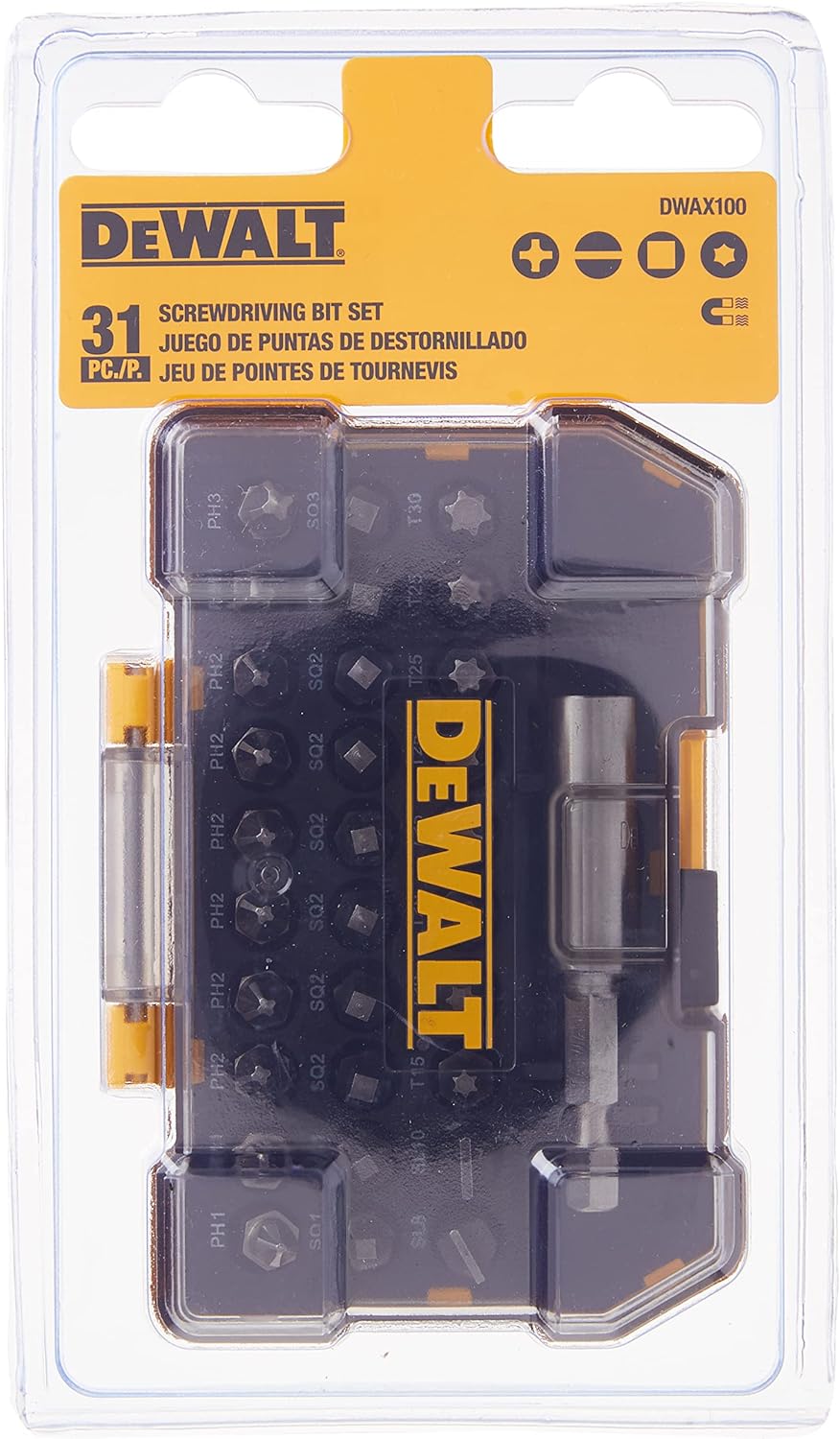 DeWalt Screwdriving Set, 31-Piece (DWAX100)