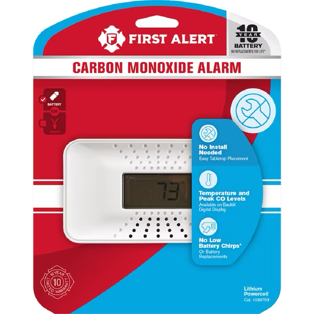 First Alert 10-Year Battery-operated Carbon Monoxide Detector