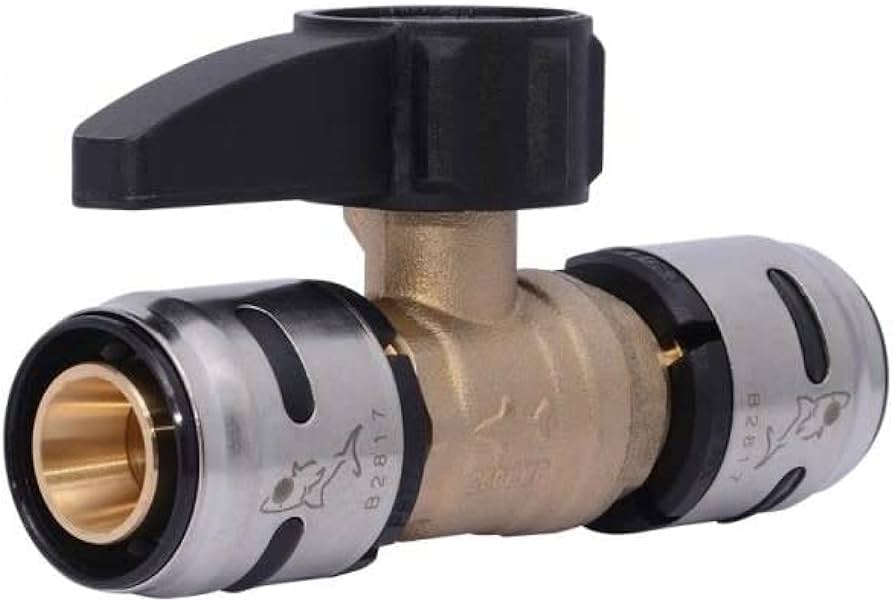 SharkBite EvoPEX 3/4 in. Brass Push-to-Connect Ball Valve