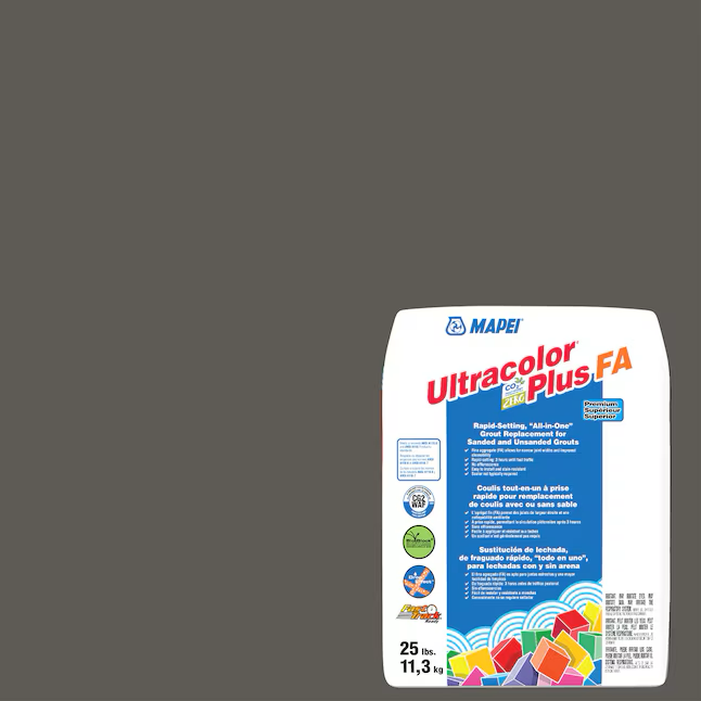 MAPEI Ultracolor Plus FA Charcoal #5047 All-in-one Grout (25-lb)