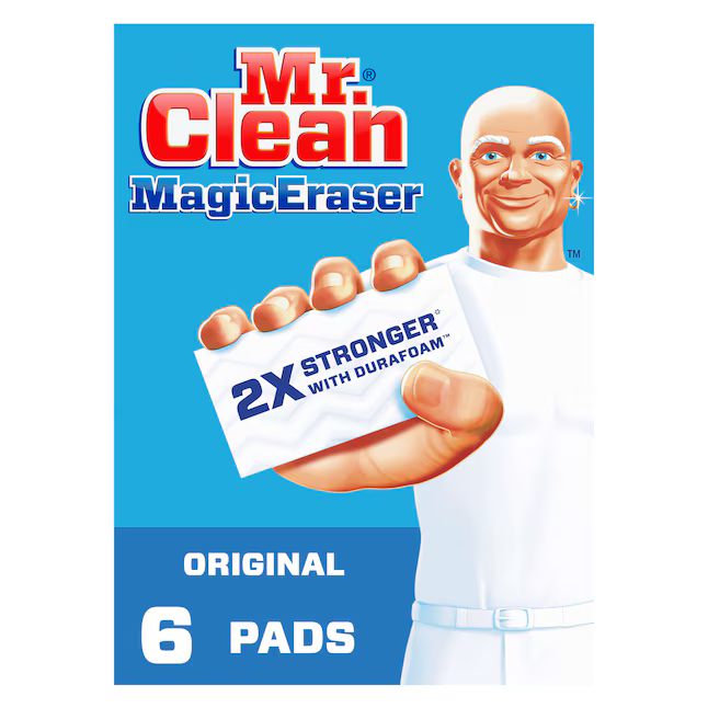 Mr. Clean Magic Eraser Original 2x Stronger with Durafoam Melamine Sponge (6-Pack)