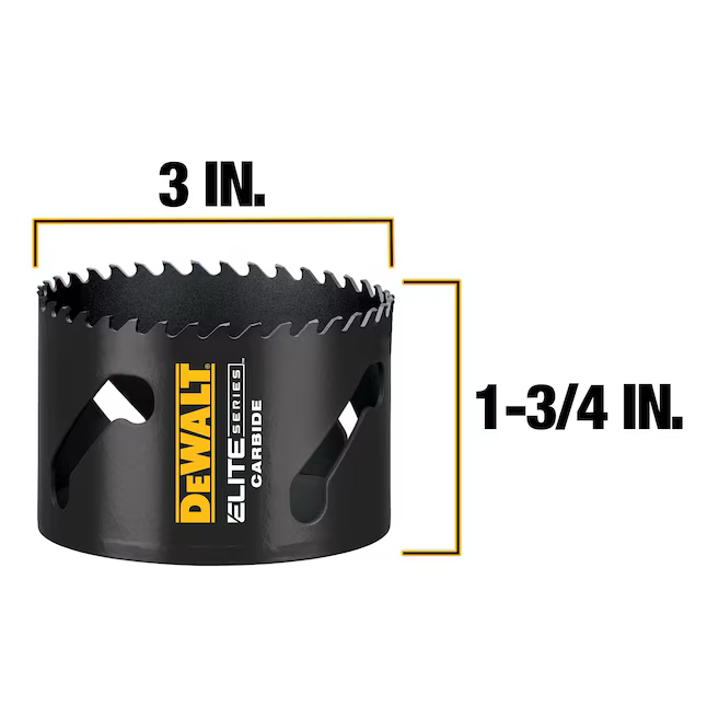 DEWALT 3-in Carbide-tipped Non-arbored Hole Saw