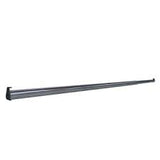 Project Source Closet Rod 48-in L x 1.25-in H Extendable Satin Nickel Metal Closet Rod with Hardware