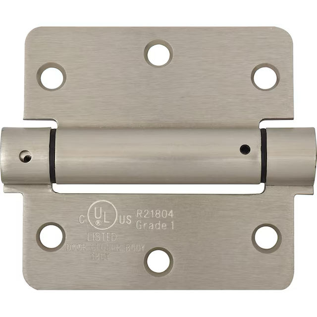 RELIABILT 3-1/2-in H x 5/8-in Radius Satin Nickel Mortise Interior Door Hinge