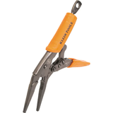 Klein Tools Long Nose Locking Pliers 9-in Electrical Locking Pliers with Wire Cutter