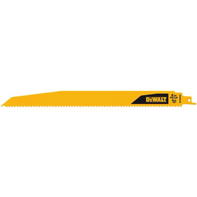 DEWALT Bi-metal 12-in 6 Tpi Demolition Reciprocating Saw Blade (5-Pack)