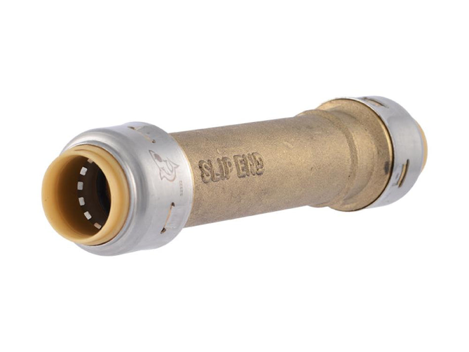 SharkBite Max 1/2 in. Brass Push Slip Coupling