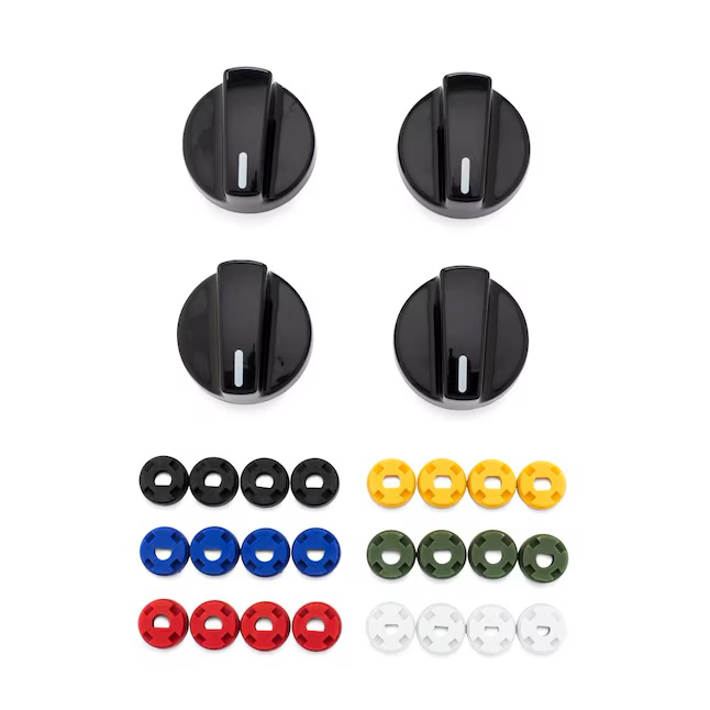 Smart Choice Universal Gas and Electric Range Knob Kit (Black)