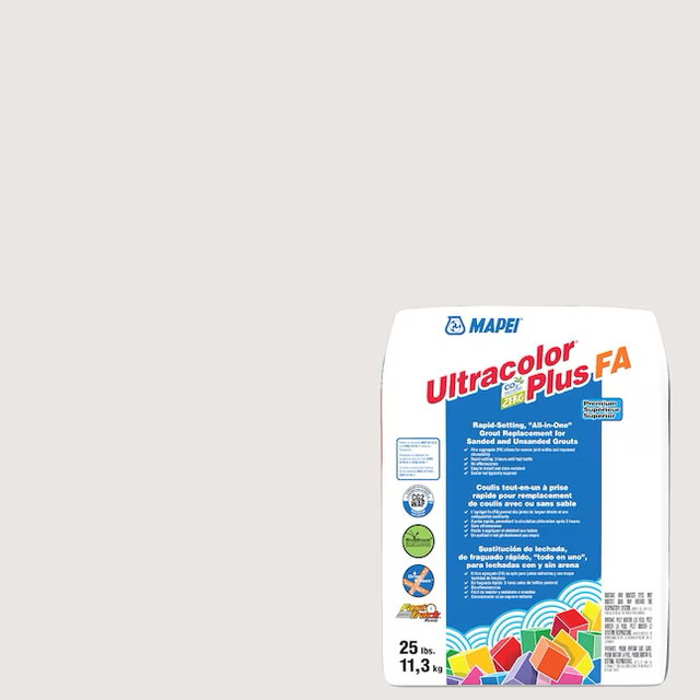 MAPEI Ultracolor Plus FA Avalanche #5038 All-in-one Grout (25-lb)