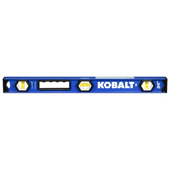 Kobalt Aluminum 24-in 3 Vial I-beam Level