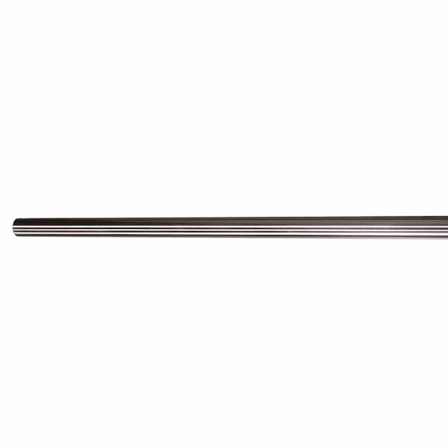 Project Source Closet Rod 72-in L x 1.3125-in H Satin Nickel Metal Closet Rod